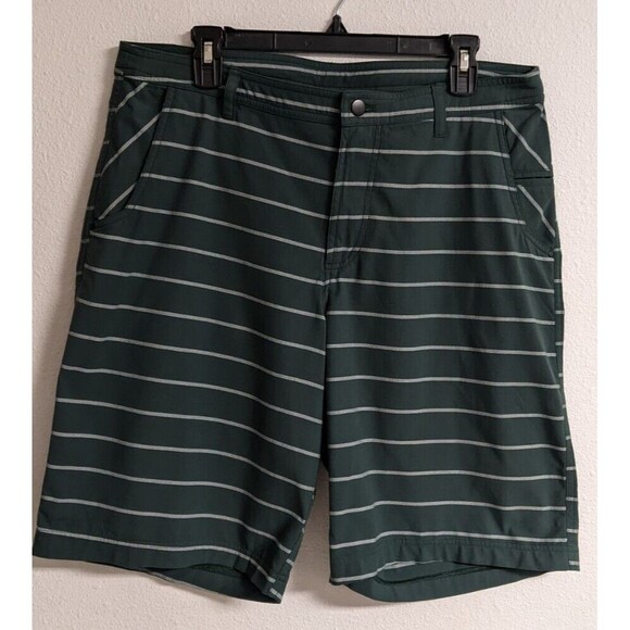 Men's LULULEMON "Kahuna Short" in "Cayman Stripe Forest" Size 36 EXCELLENT! - Picture 3 of 9